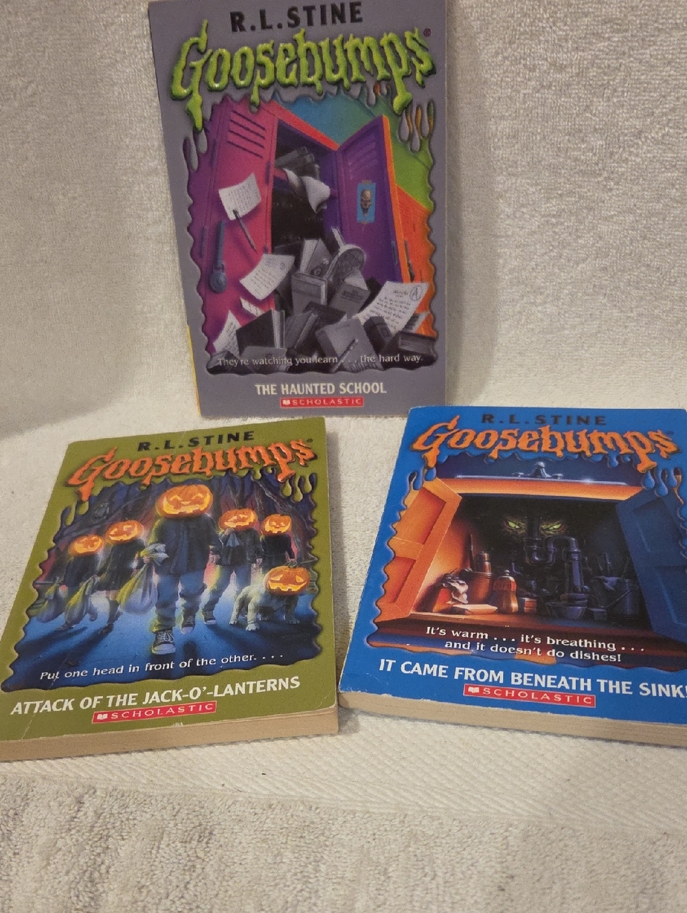 GOOSEBUMPS BOOKS (3)